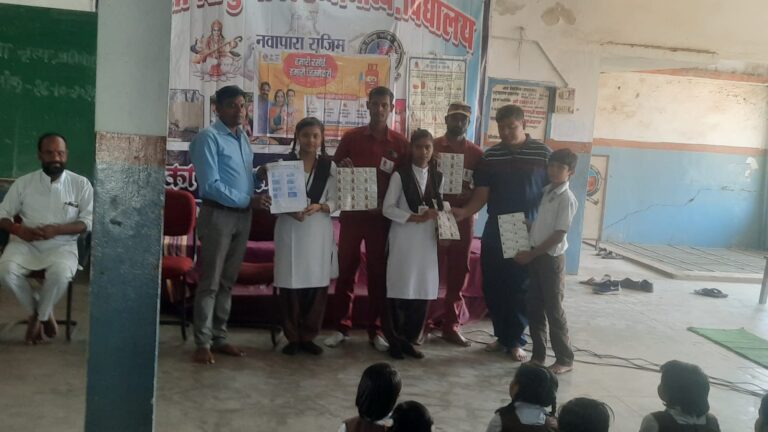 स.शि.मं.नवापारा में आपकी रसोई, आपकी सुरक्षा कार्यक्रम का आयोजन किया गया।
