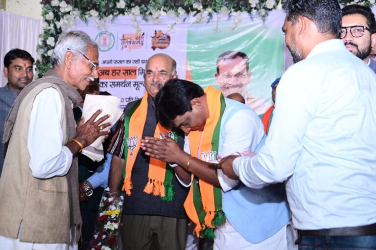 विकसित राज्य के निर्माण मे किसानों की सबसे महत्वपूर्ण भूमिका – विधायक श्री सिन्हा।
